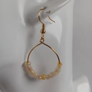 Beaded exposed hoops